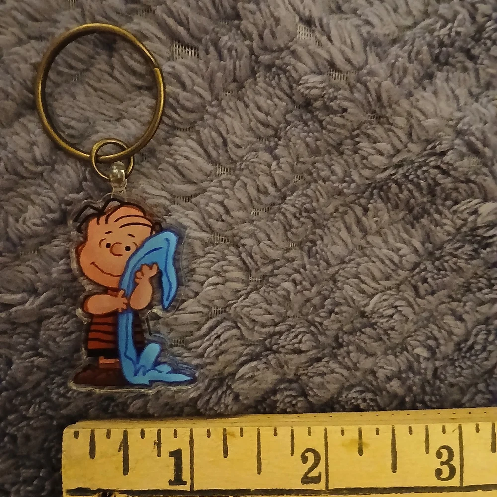 NWOT Peanuts Linus Cartoon Character Acrylic Keychain #18 - Picture 4 of 4